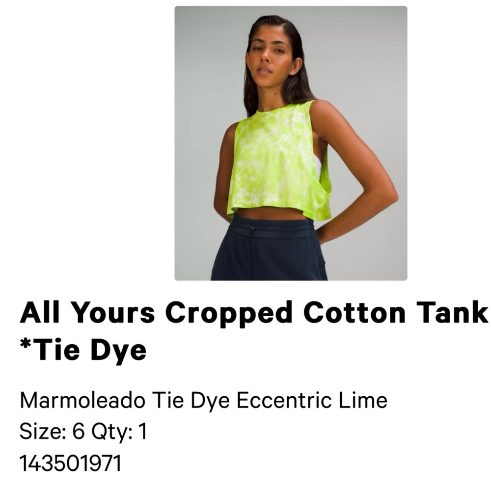 Lululemon tank top